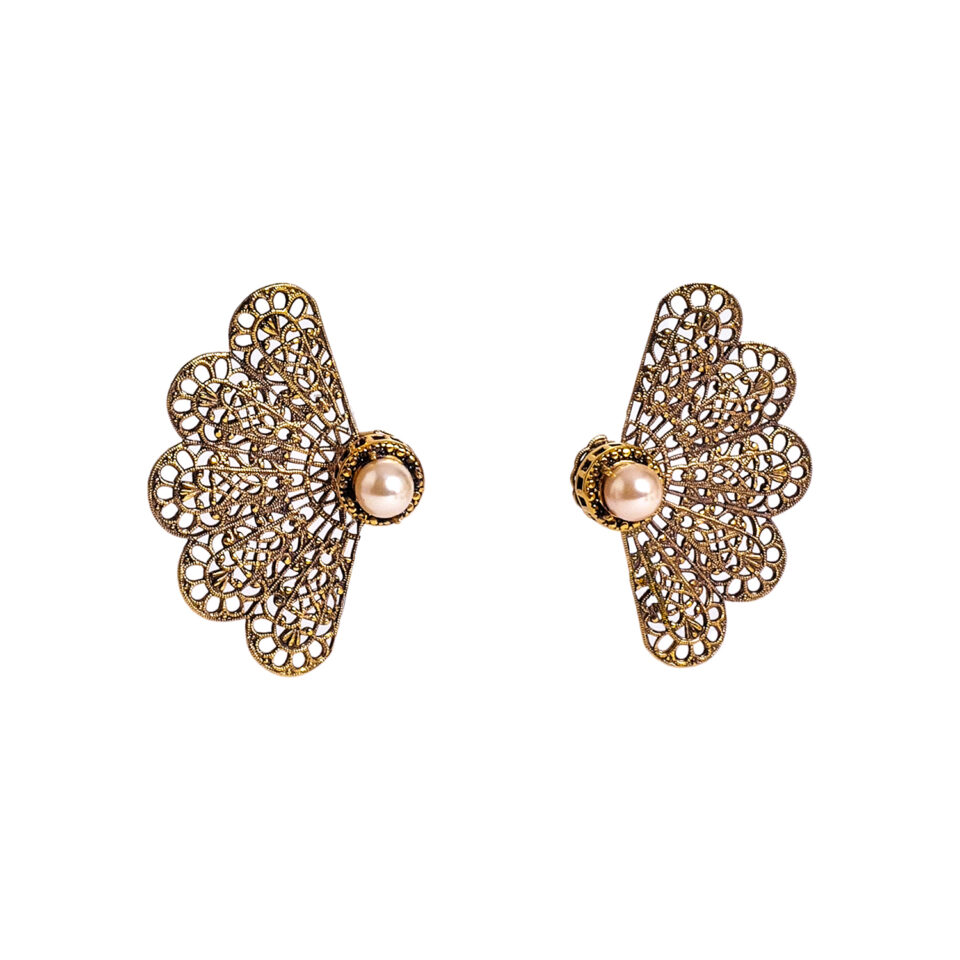 Earrings "Fans"