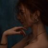 Asymmetric earrings “Luna”